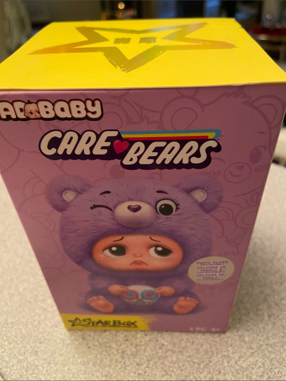 Care Bears Purple Baby Plush Boxed Collectible